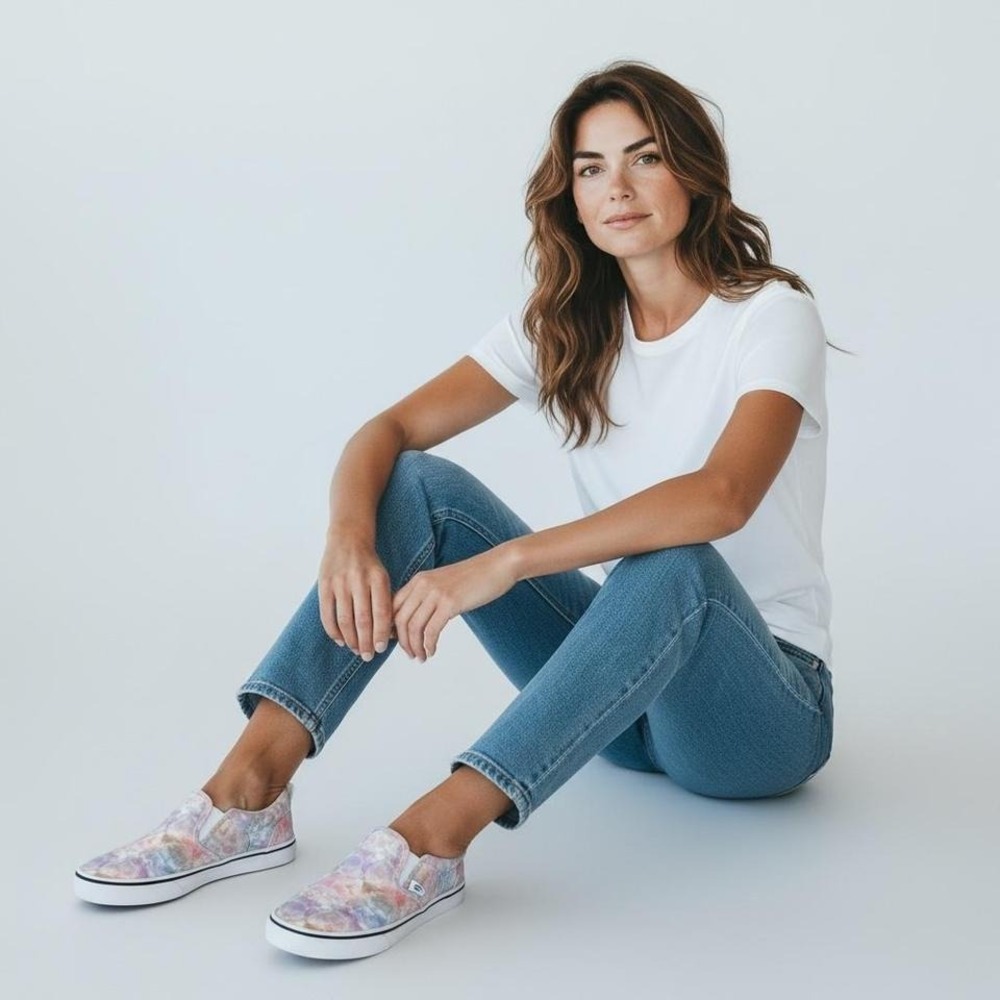 Van's -‎ Size 6  Pastel Dye Sneakers